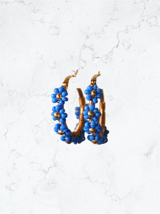 Bonita flower hoops Luna